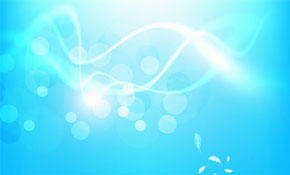 Abstract Blue Glow